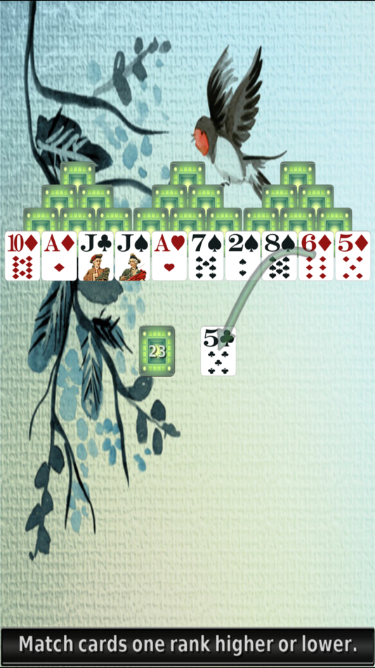 #5. Solitaire 3D. (iOS) Podle: GrassGames