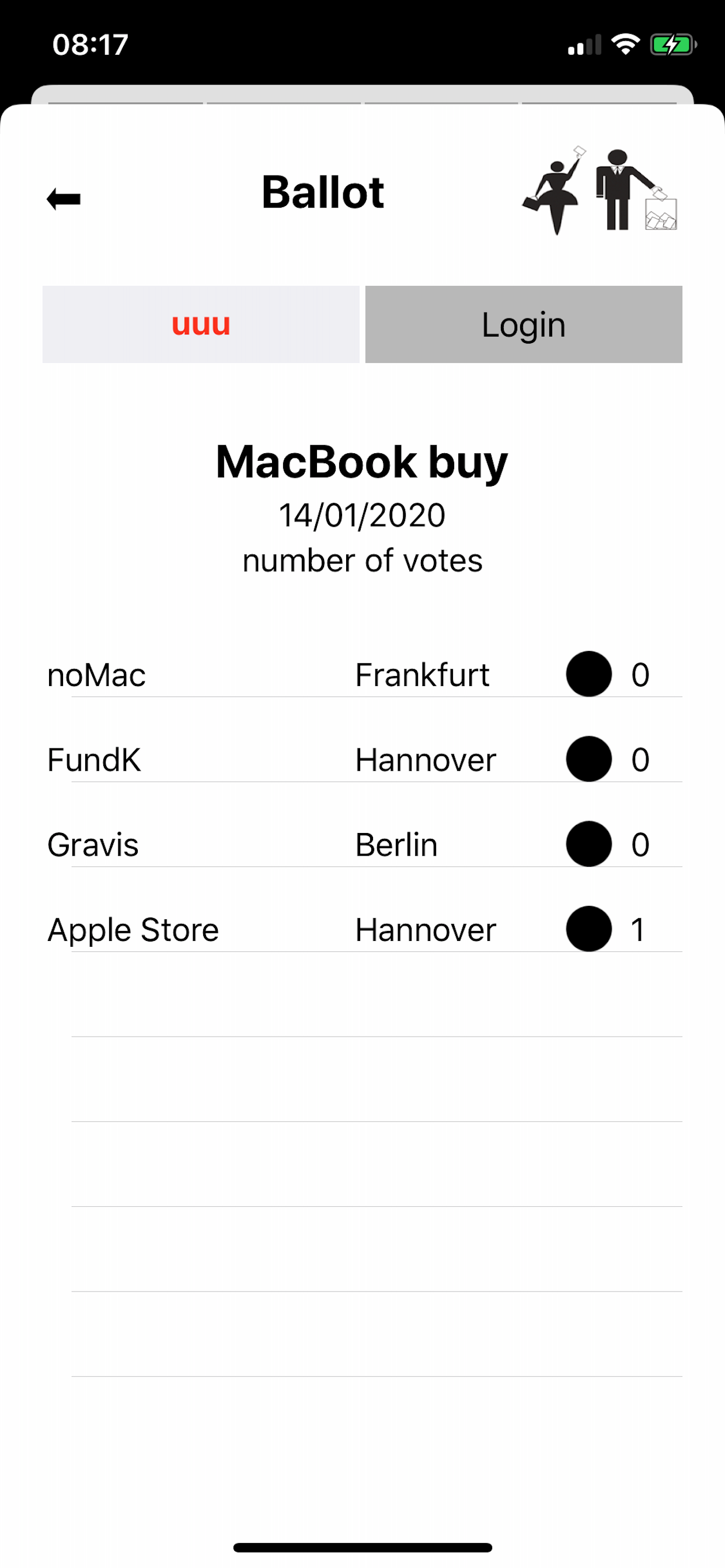 EasyVoting-2 for groups screenshot 5