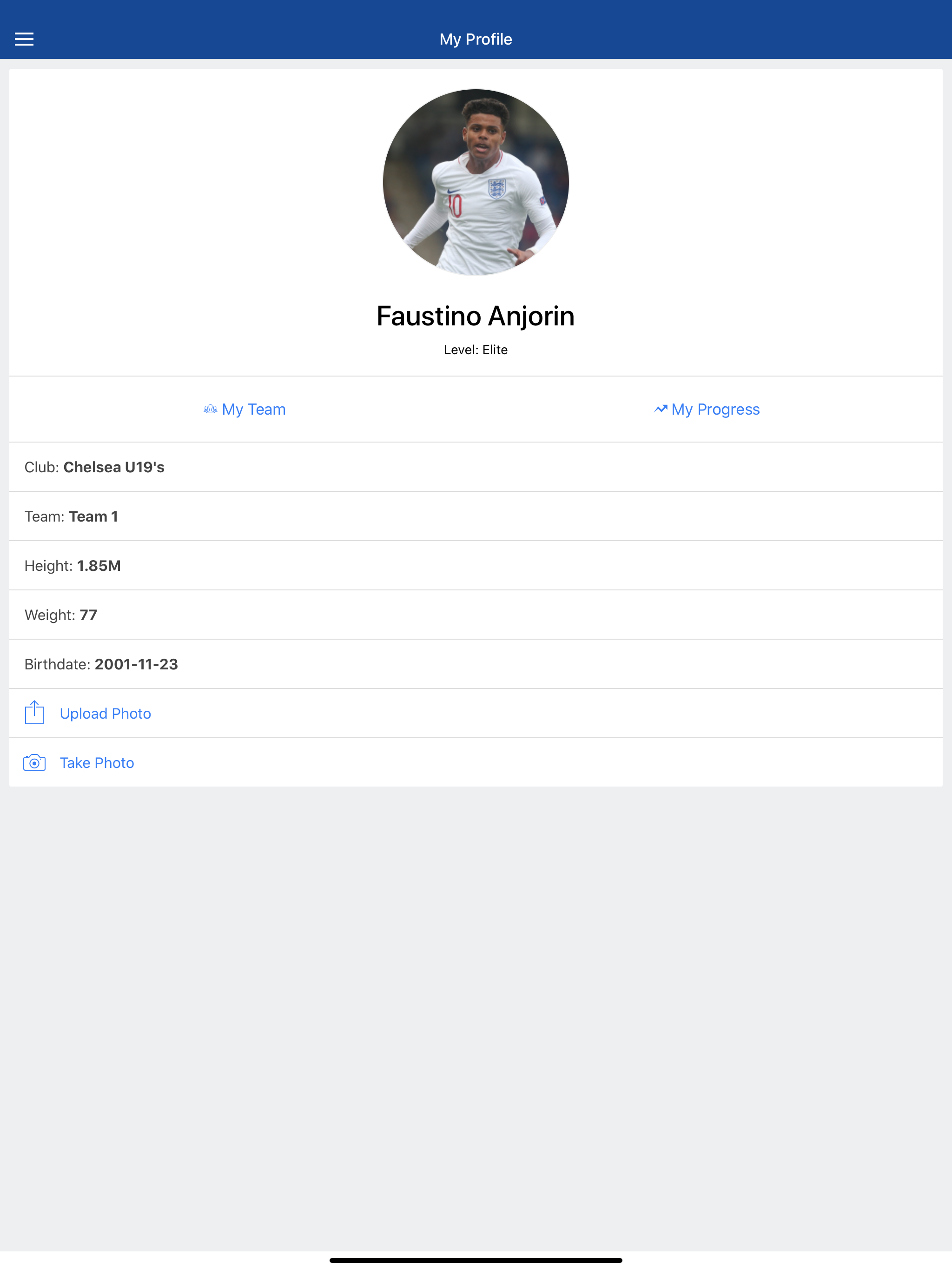 Chelsea F.C Academy APP