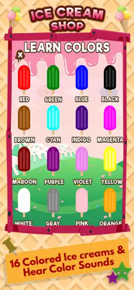 Game screenshot Learning Colors Ice Cream Shop mod apk