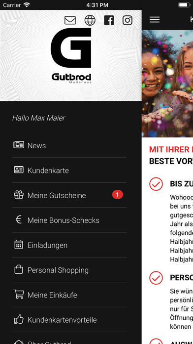 Gutbrod Modehaus screenshot 2