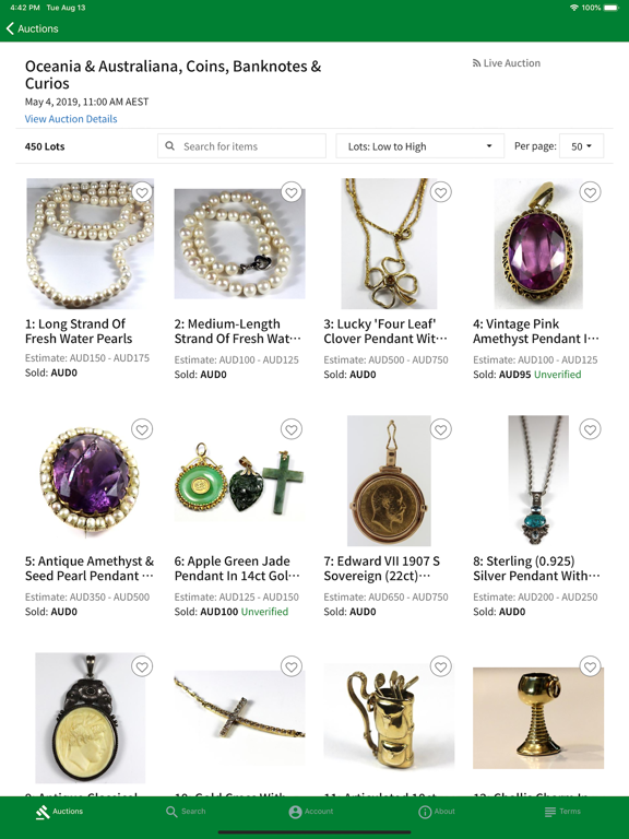 Screenshot #4 pour Smalls Auctions