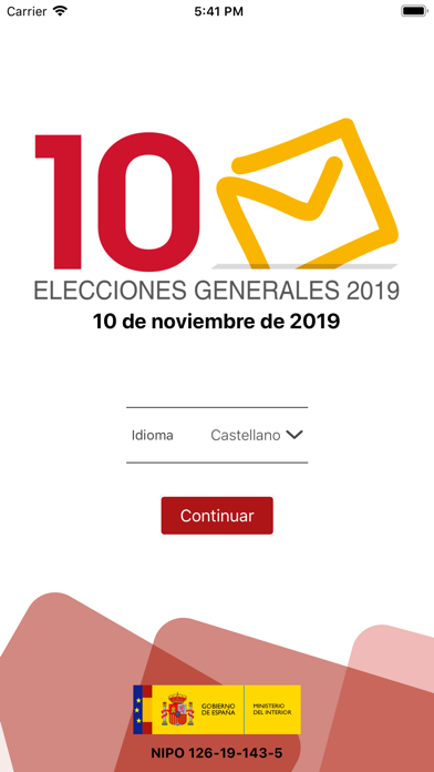 Elecciones Generales 10N 2019 Screenshot