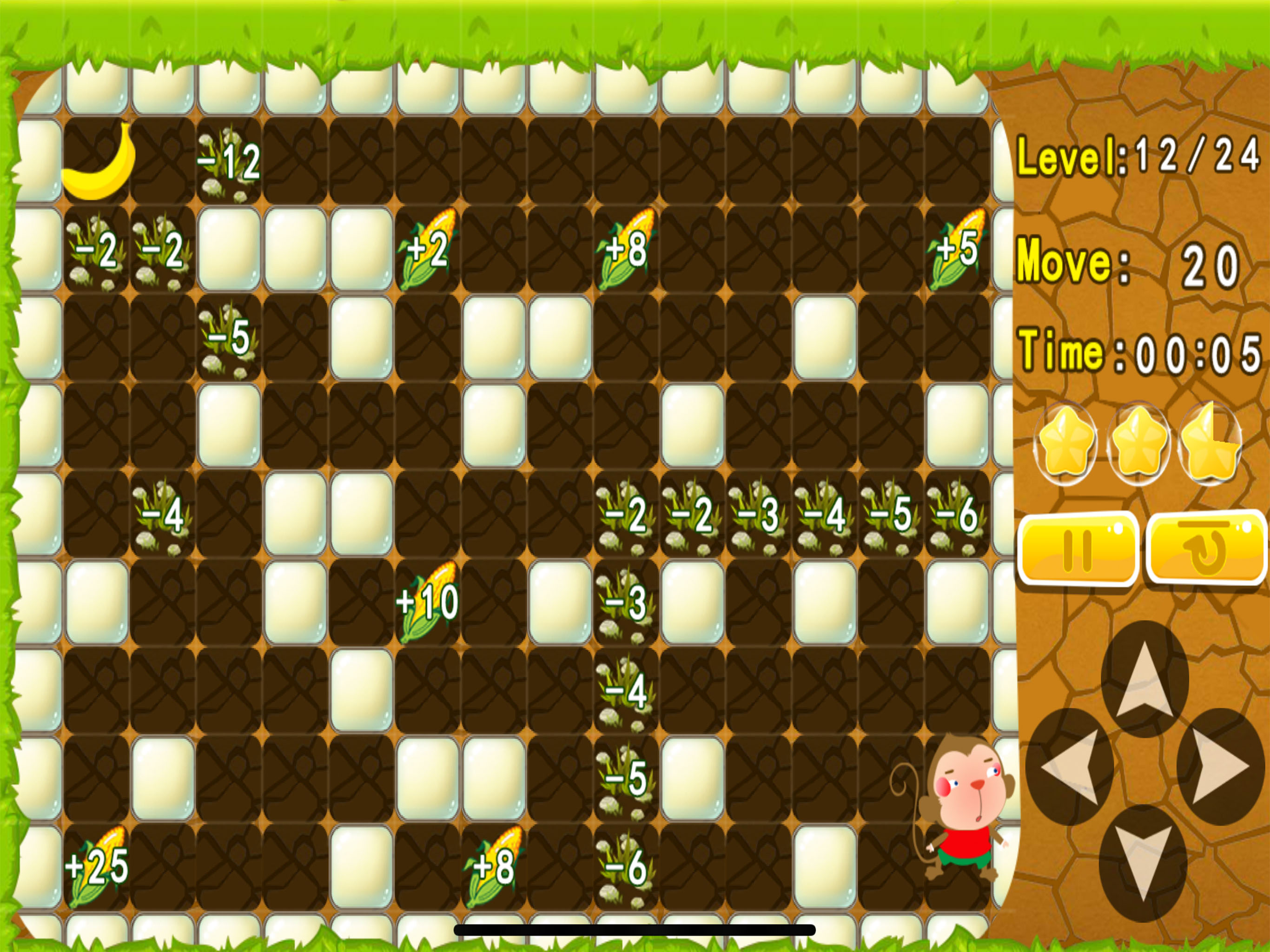 Monkey find the way to bananas