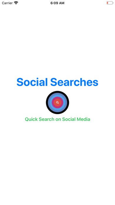 Screenshot #1 pour Social Searches