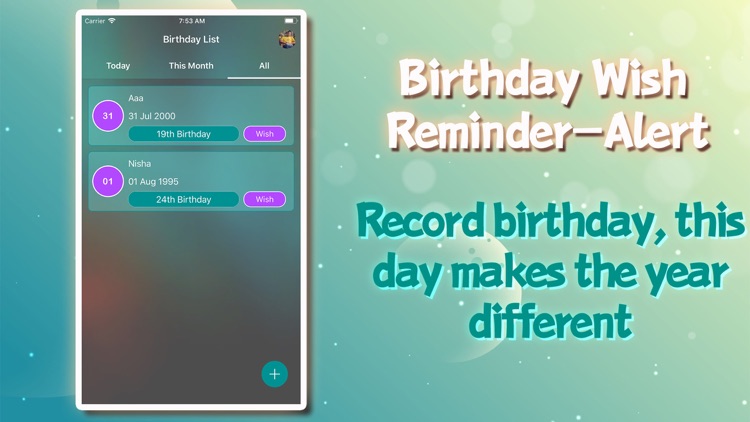 Birthday Wish Reminder-Alert