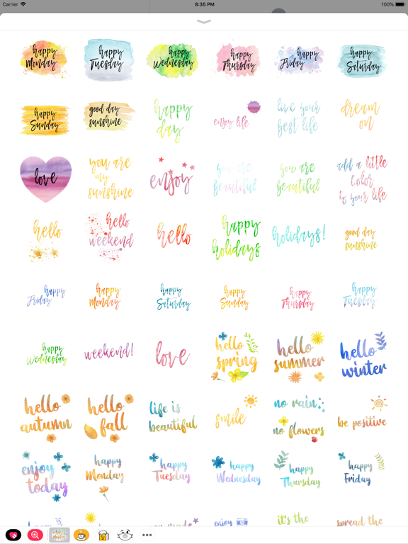 Screenshot #6 pour Happy Monday Sticker Pack
