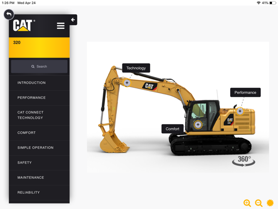Cat® Virtual Showroom iPad screenshot 4 - Business app