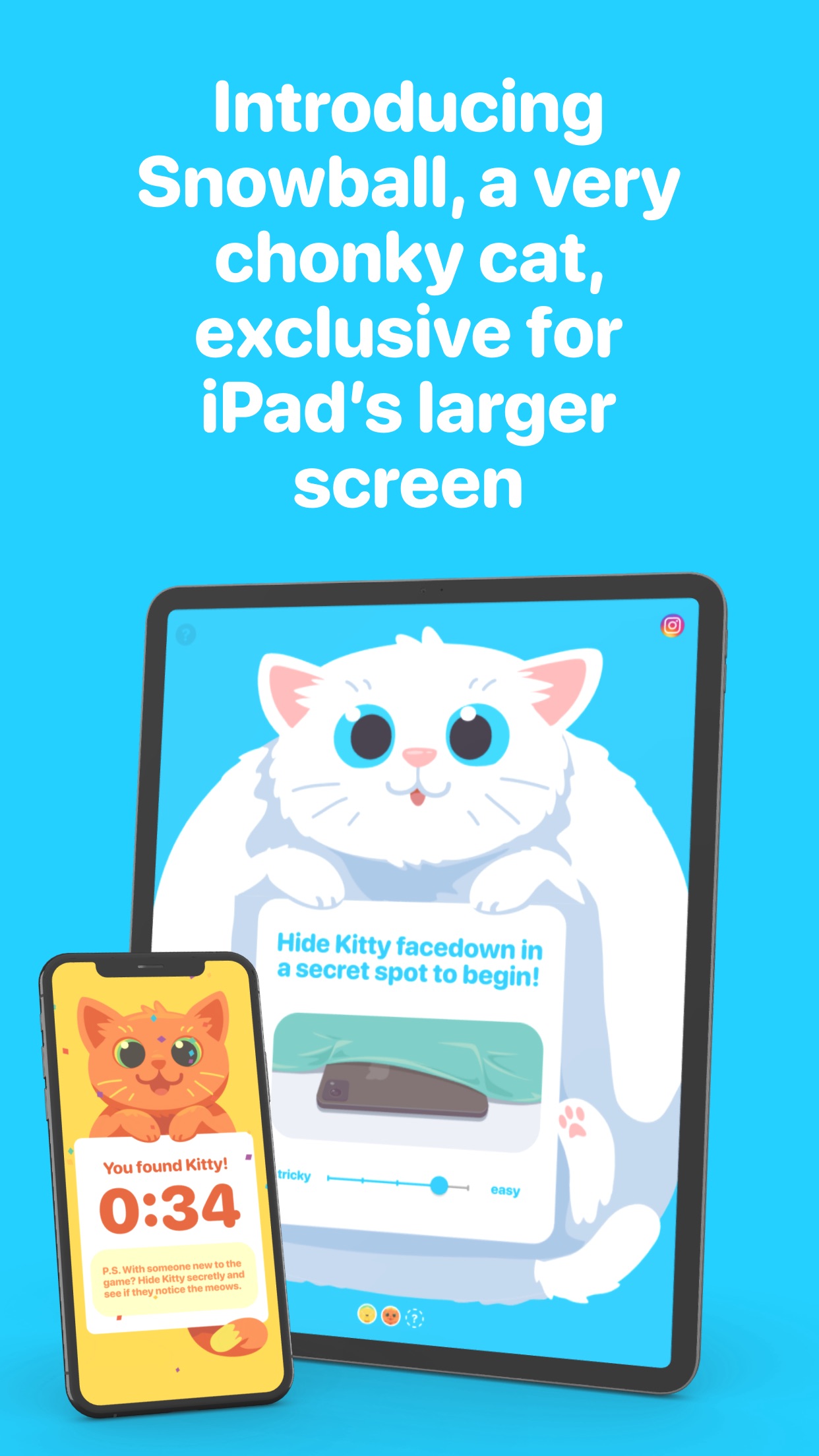 Screenshot do app Here Kitty!