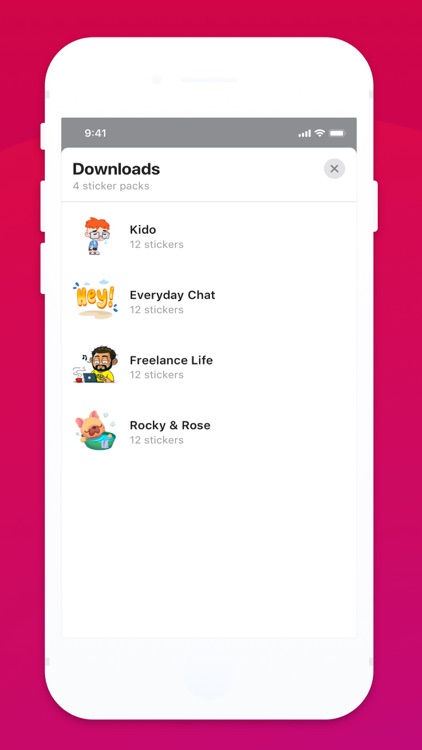 Vidio Stickers for WhatsApp screenshot-3