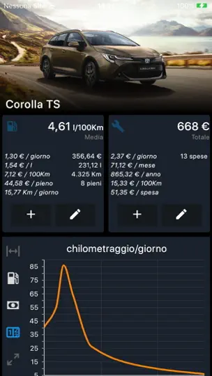 Captura de pantalla de Car Log Universal en iPhone 2