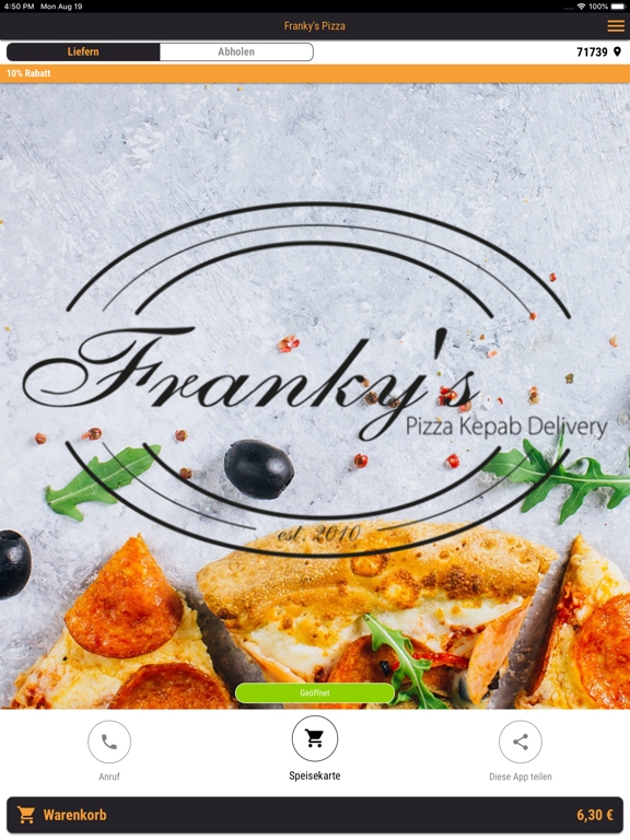 Screenshot #4 pour Franky’s Pizza