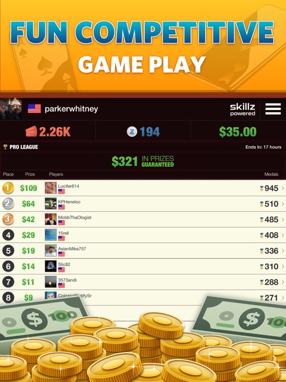 Screenshot #6 pour Gin Rummy Gold - Win Prizes!