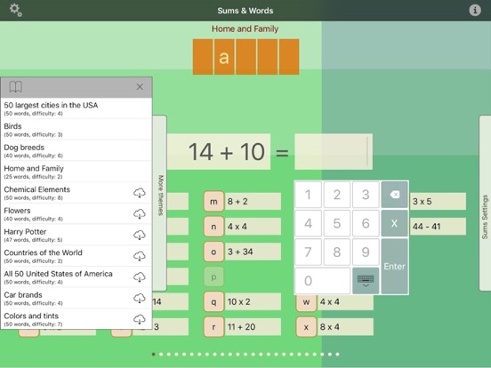 Screenshot #5 pour Sums and Words