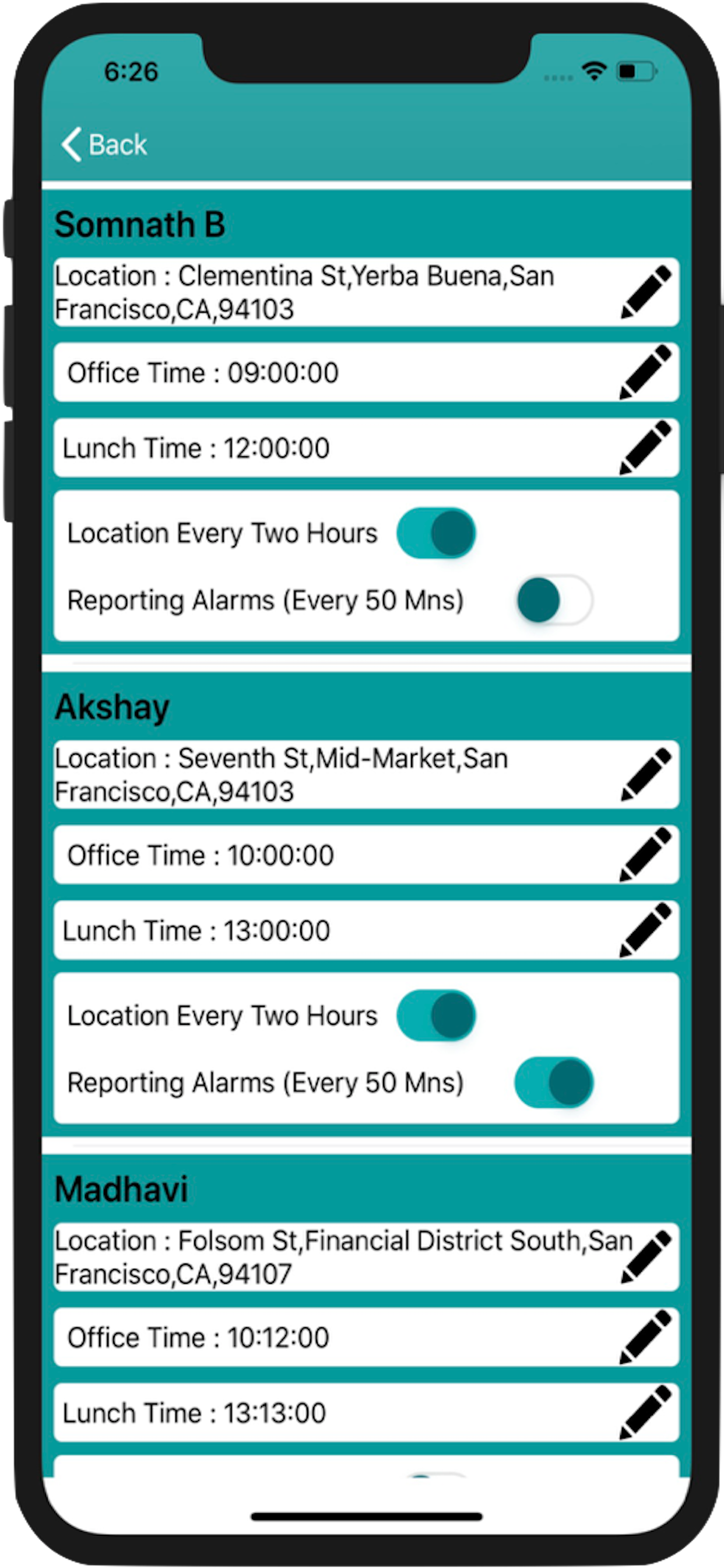 MobiAttendance screenshot 3
