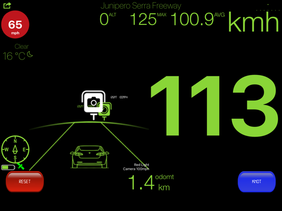 Speedometer ⁺ iPad screenshot 8 - Navigation app