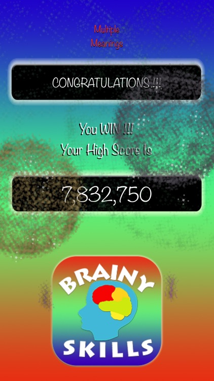 Brainy Skills Multiple Meaning screenshot-6