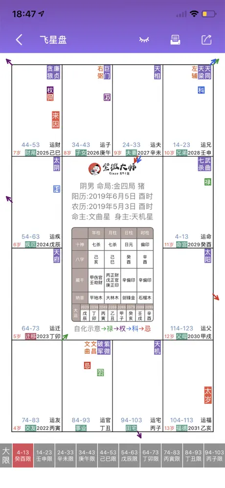 紫薇斗數-紫微斗數八字算命