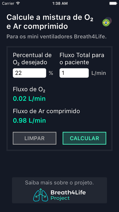 Screenshot #3 pour Breath4Life FIO₂