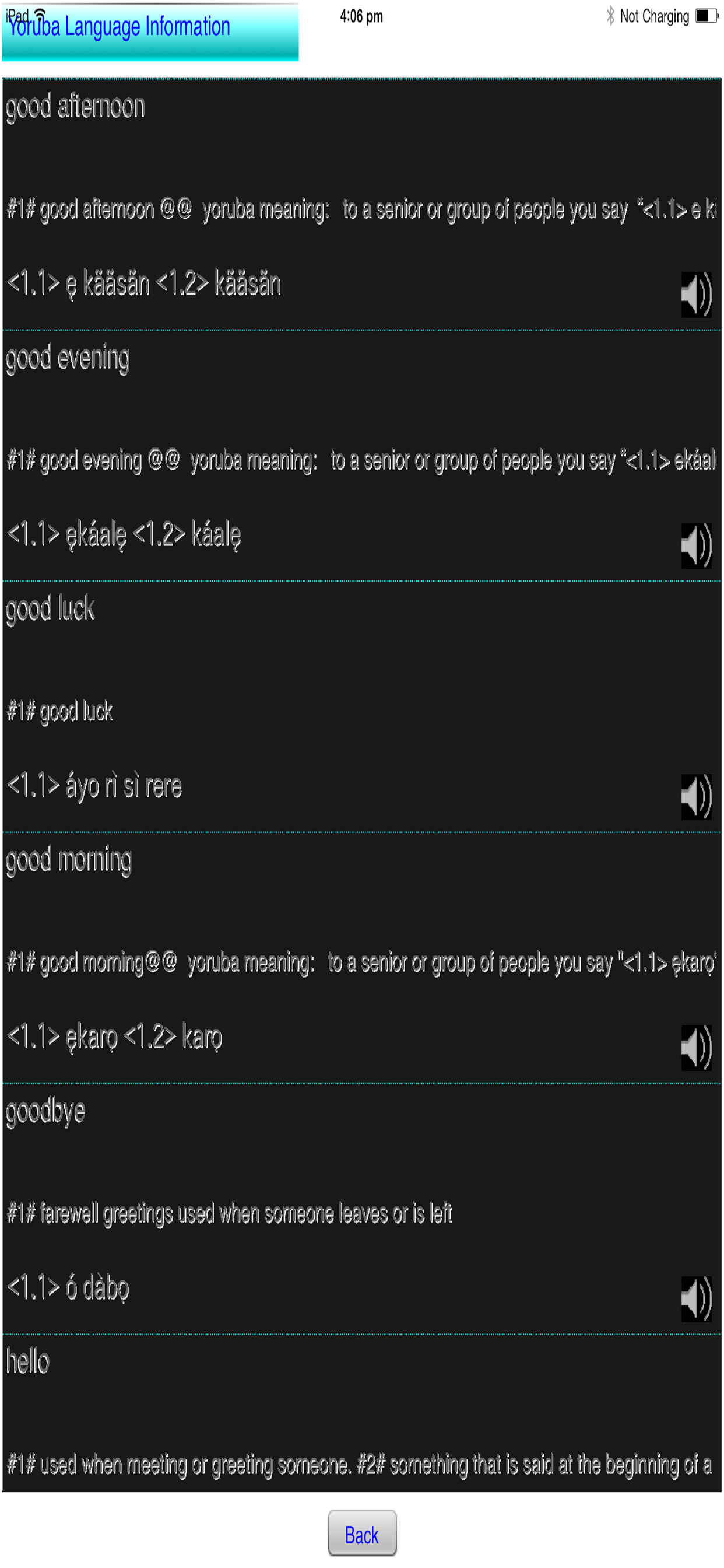 Speak & Write Yoruba Language screenshot 5