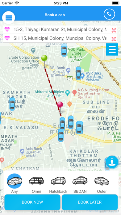 How to cancel & delete Saravana Track Call Taxi from iphone & ipad 3