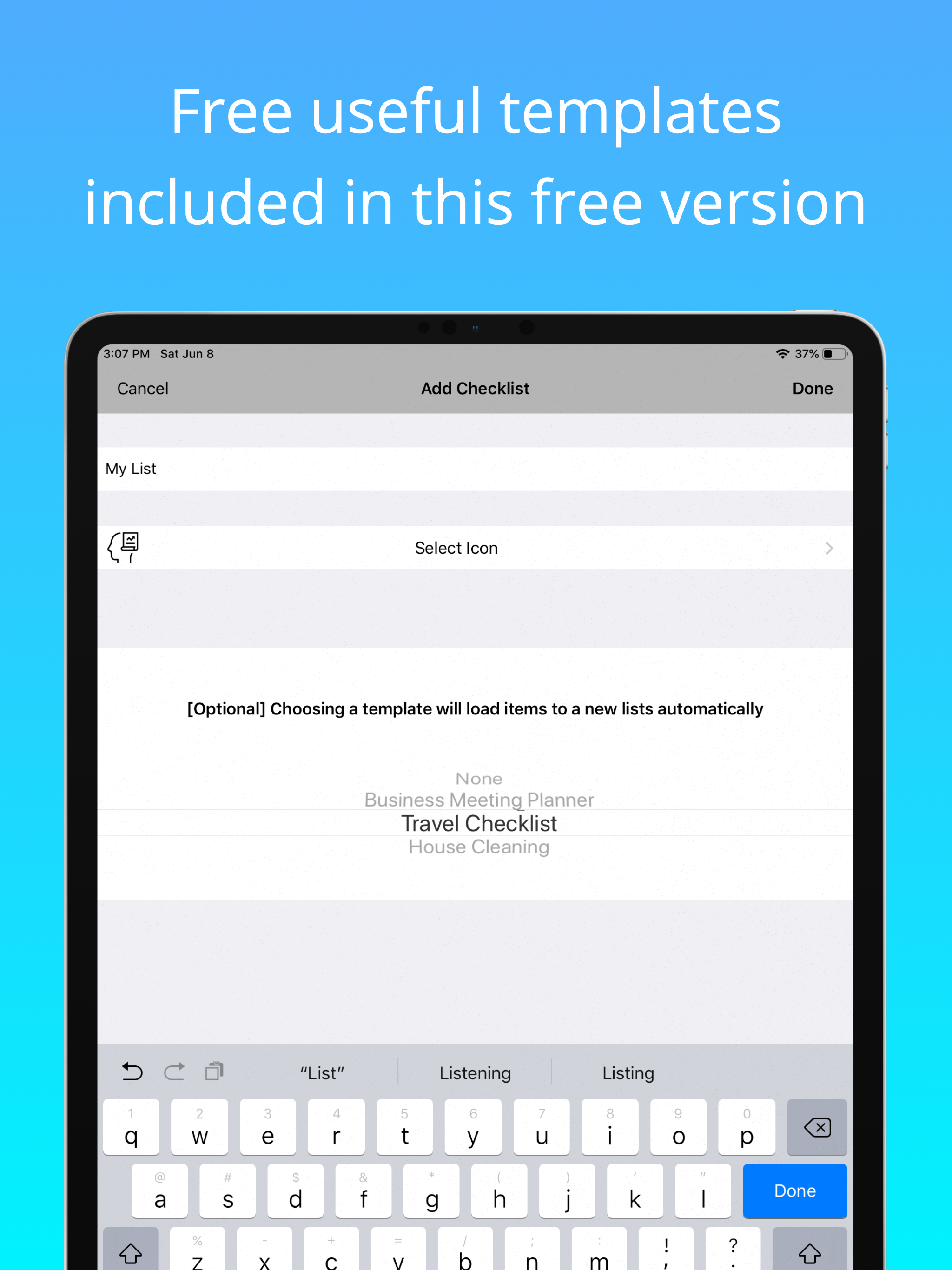 CheckScroll Checklists
