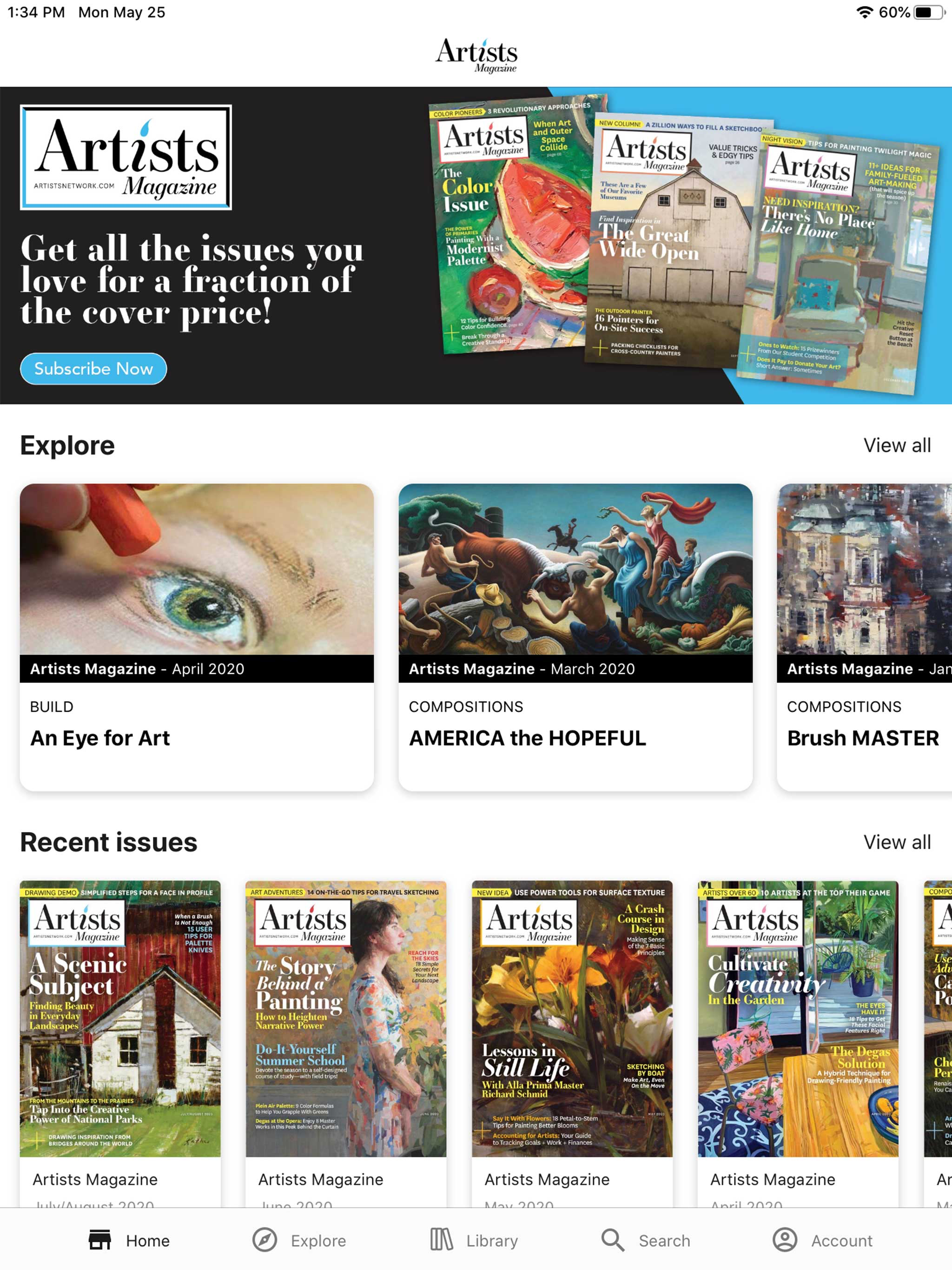 Artists Magazine screenshot 7