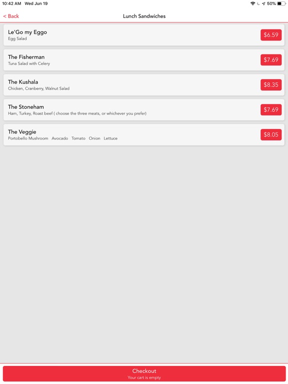MyMenuHelper iPad screenshot 1 - Food & Drink app