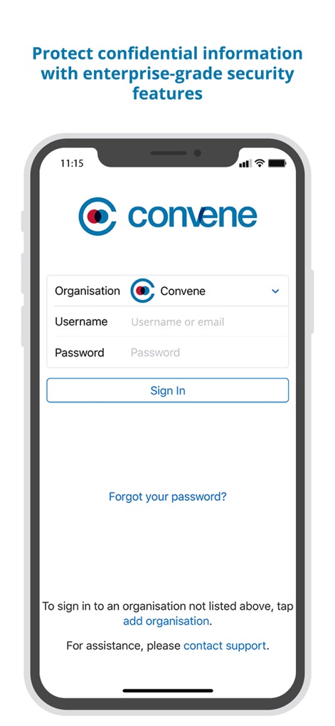 Convene Board Portal - Business App | MWM