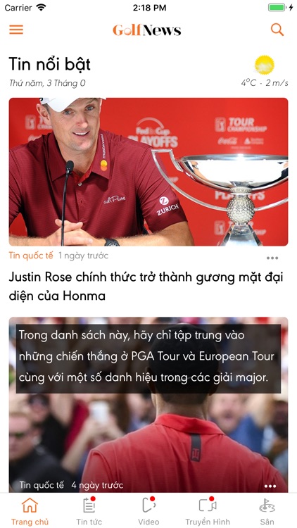 Golf News VN