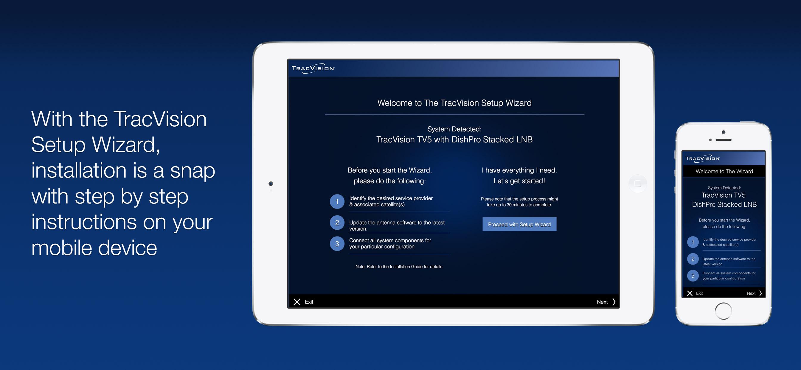 KVH TracVision® screenshot 5