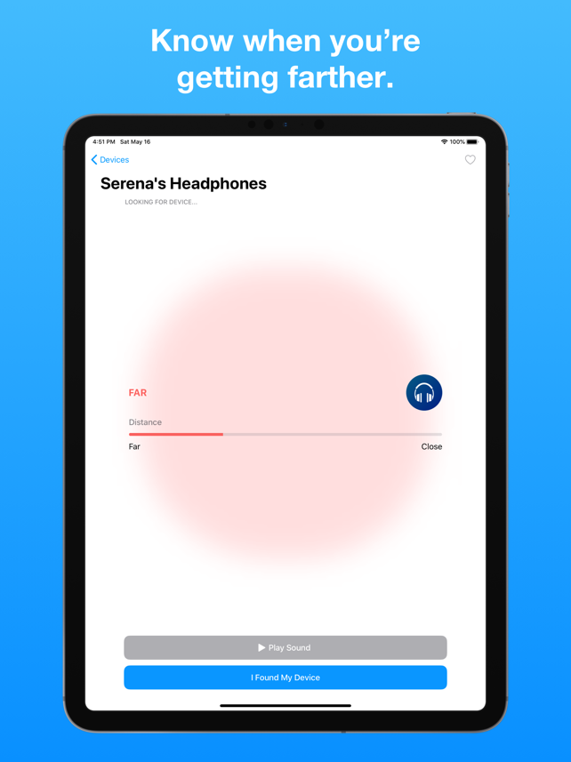 Find My Bluetooth Device Screenshot