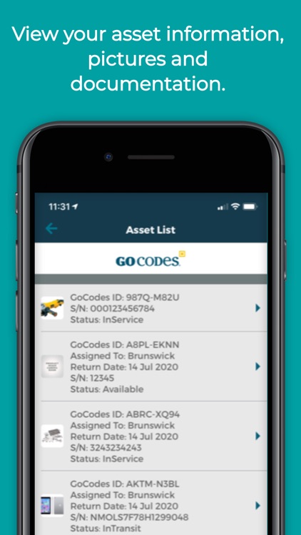 GoCodes Asset Tracking