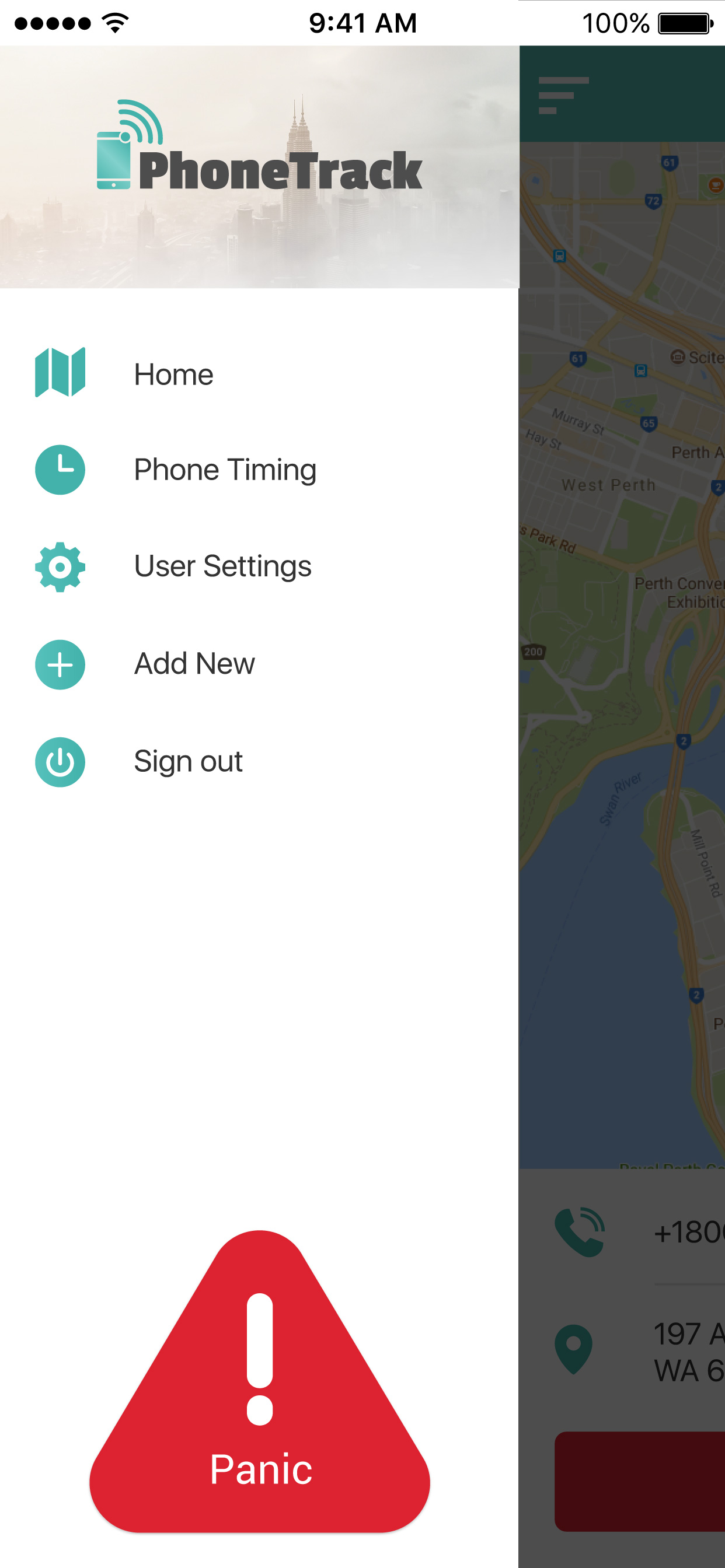 QT PhoneTrack screenshot 2