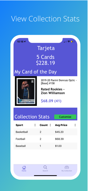 Tarjeta - Sports Card App(圖5)-速報App