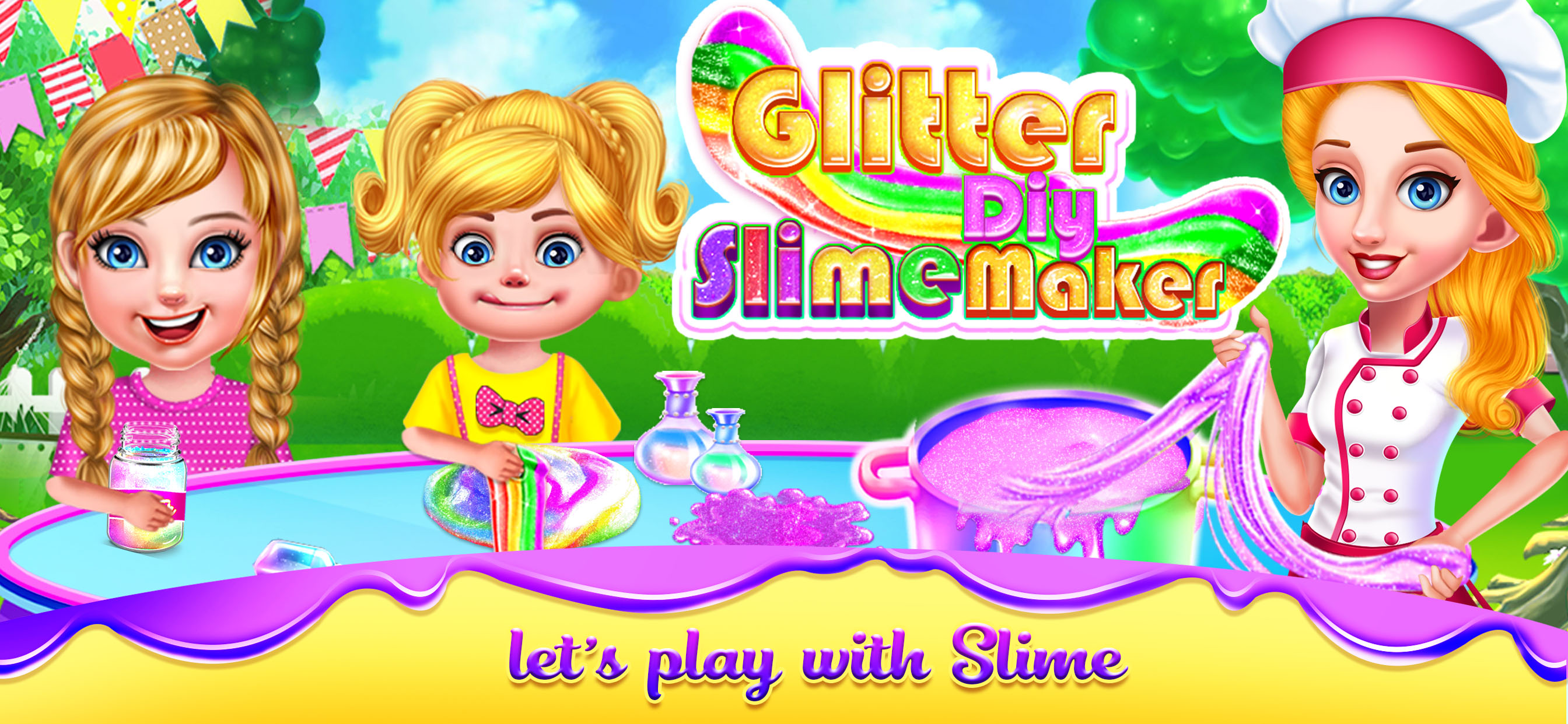 Glitter DIY Slime Maker Games