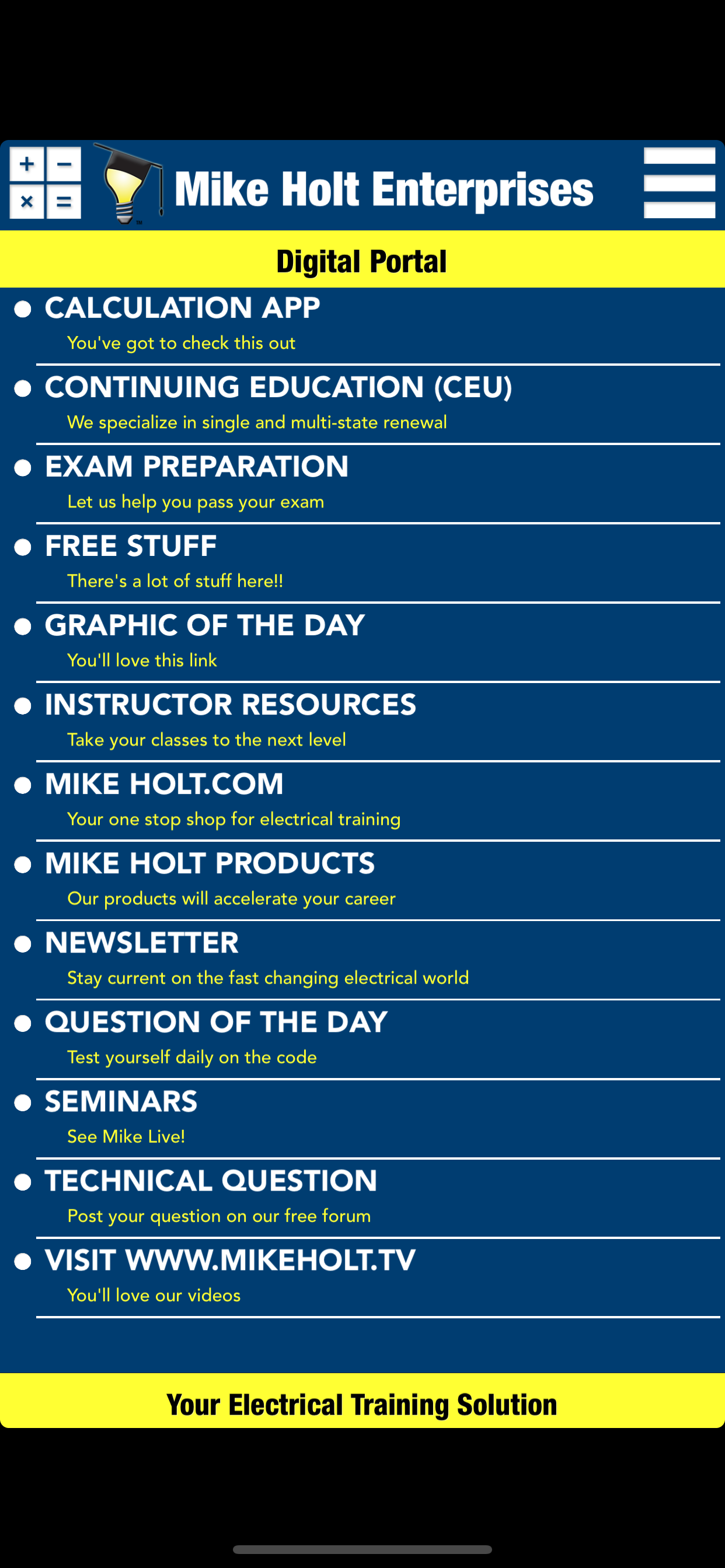 Mike Holt's Electrical Toolbox