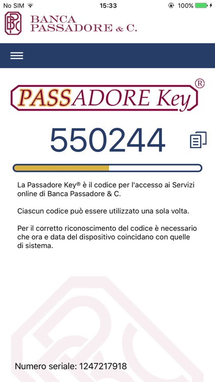 Passadore Key Corporate app
