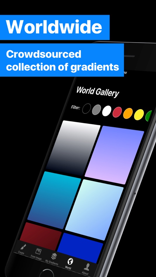 #4. Gradients Maker Design Tool HD (iOS) 由: Edouard Barbier