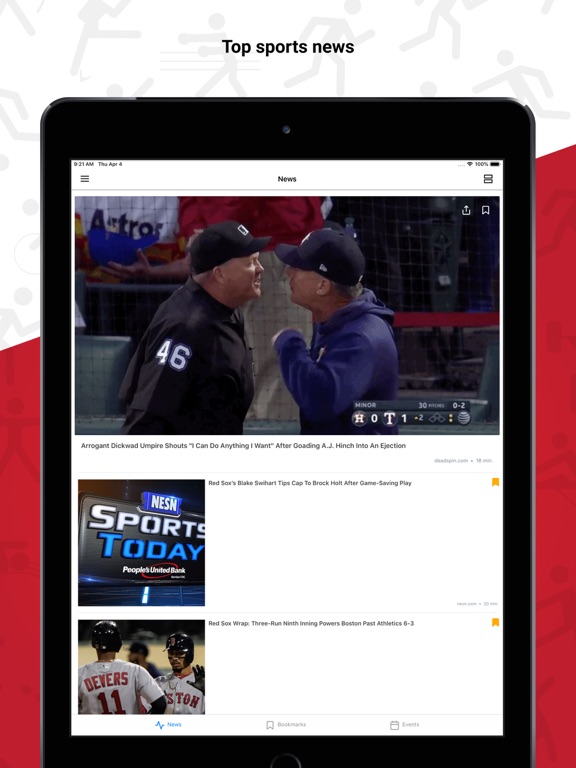Screenshot #4 pour Sport News - scores, highlight