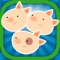 This is a very famous fairy tale, that of the three little pigs