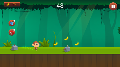 Monkey Run, Jump & Go Bananas! Screenshot