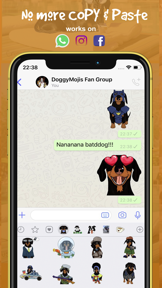 CrusoeMoji - Dachshund sticker screenshot