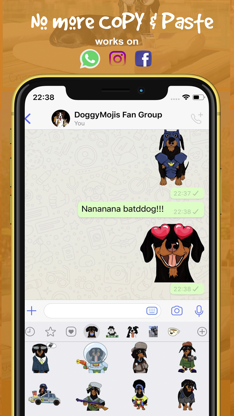 CrusoeMoji - Dachshund sticker screenshot 3
