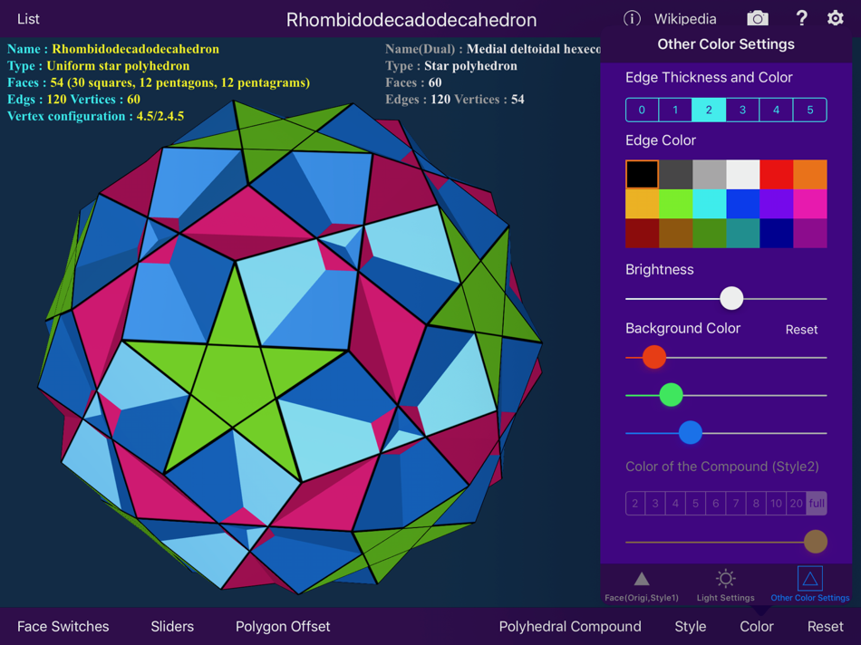 #2. Polyhedron and Polyhedra Vol.2 (iOS) 由: Masahiko Fukuyama