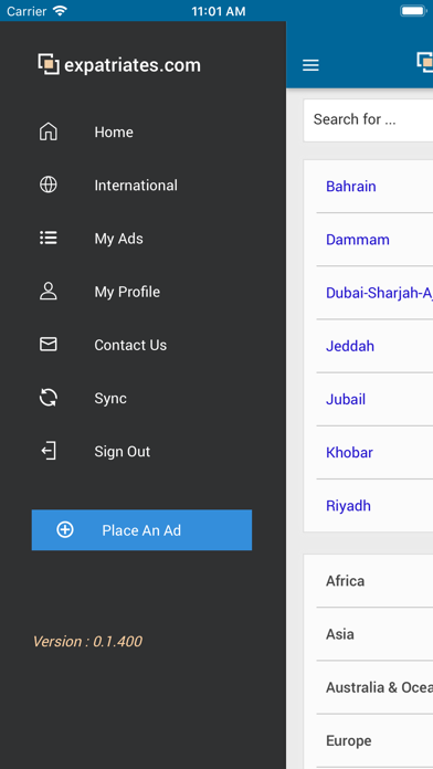 expatriates.com Screenshot