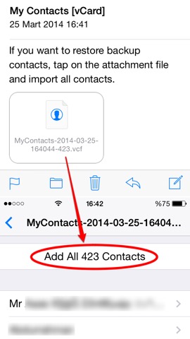 My Contacts Backup Proのおすすめ画像3