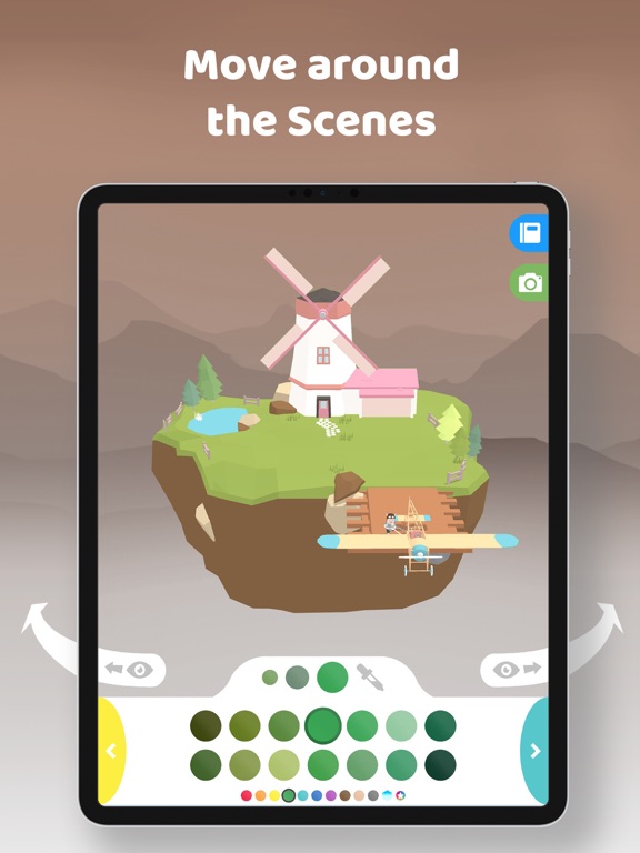 Color a Story: 3D Coloring iPad screenshot 4 - Entertainment app