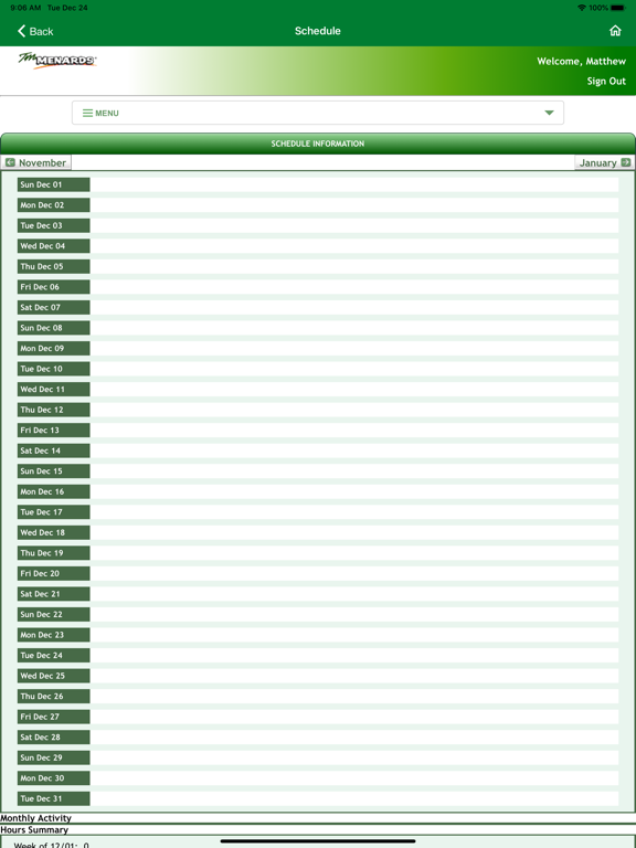 Menards® Careers iPad screenshot