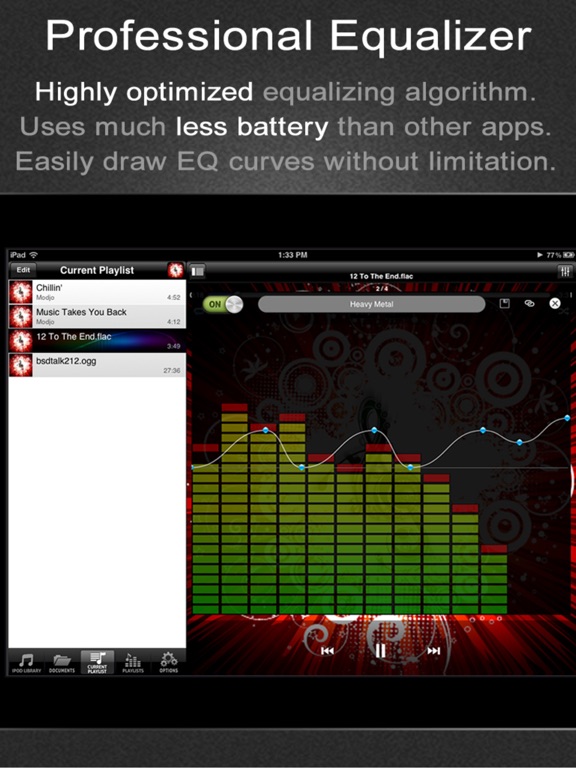 Screenshot #4 pour Equalizer Pro +